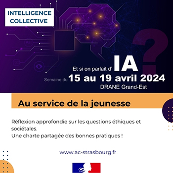 Semaine de l'intellenge artificielle dans l'académie de Strasbourg